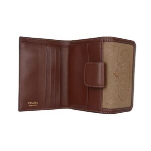 Prada Brown Leather Women Wallet