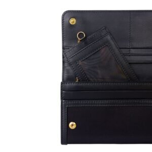 Prada Black Leather Leather Leather Wallet