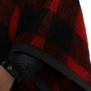 Dolce & Gabbana Elegant Buffalo Check Poncho Jacket